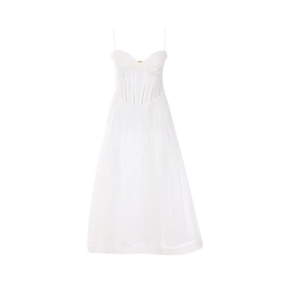 ZIMMERMANN Dresses & Skirts - Zimmermann Women Luna Corset Midi Dress